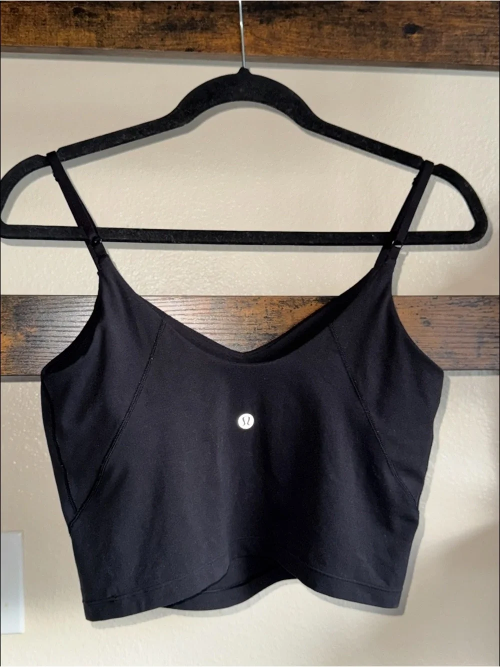 lululemon Align™ Cropped Cami Tank Top *Light Support, A/B in Black, Size: 8